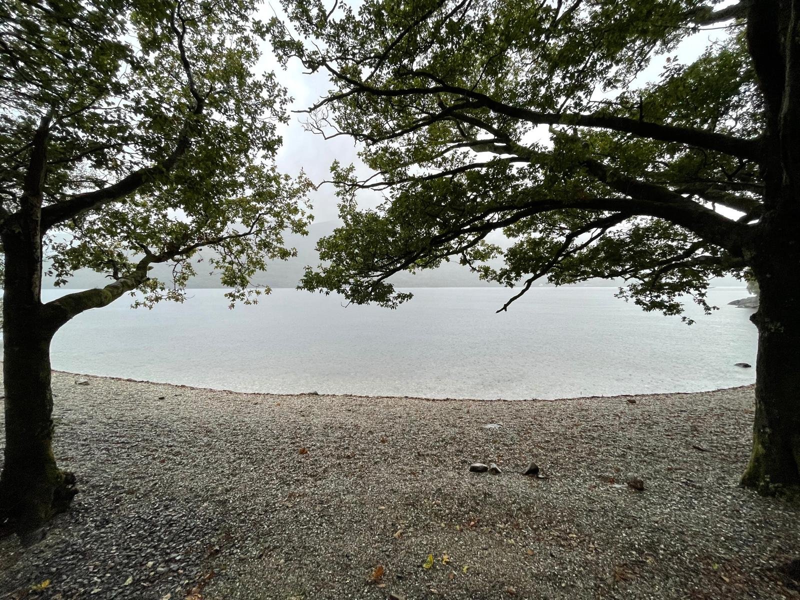 West Highland way Camping Loch Lomond Beach