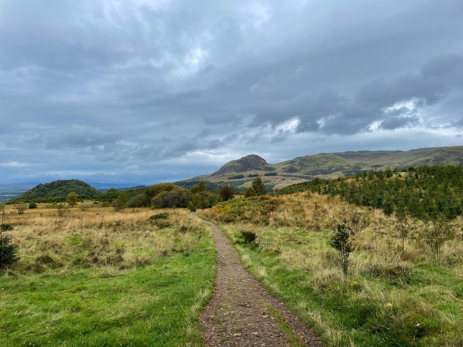View of the West Highland Way on route to Drymen