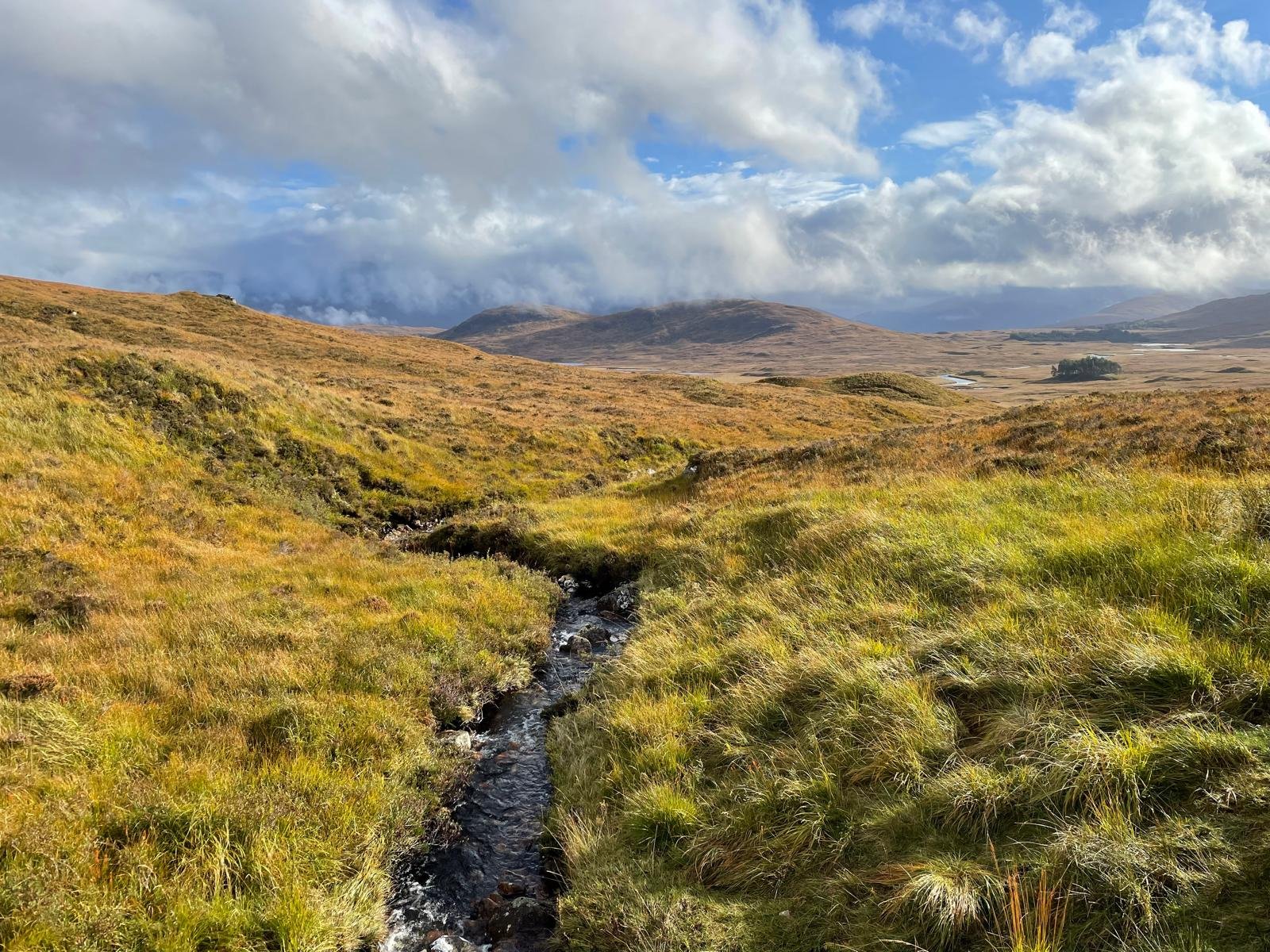 West Highland Way Rannoch Moor Autumn