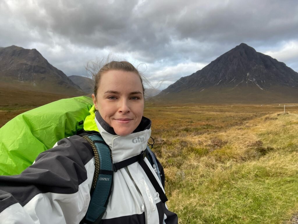 West Highland Way Hiker in Glencoe