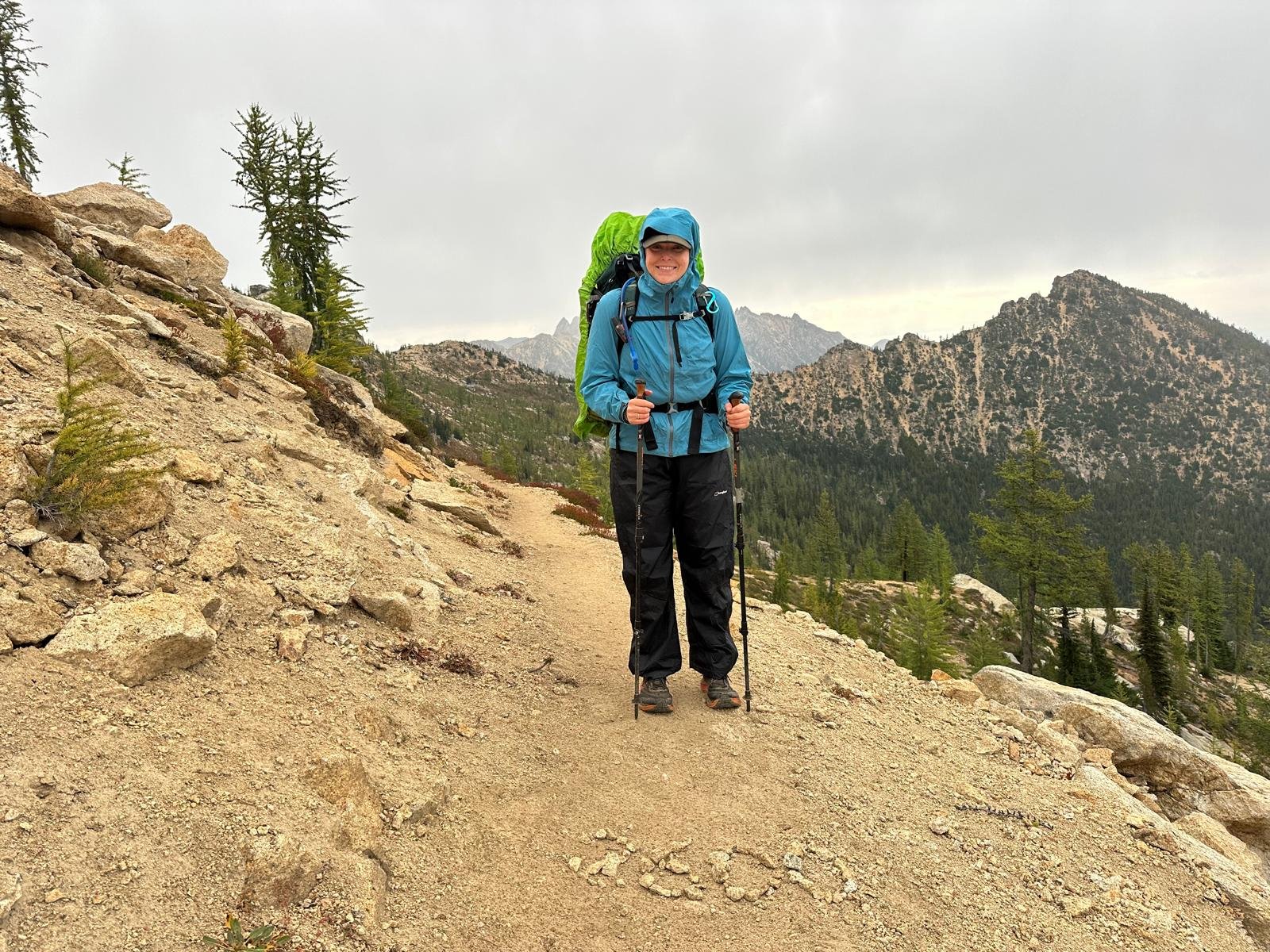 Pacific Crest Trail Hiker in Washington