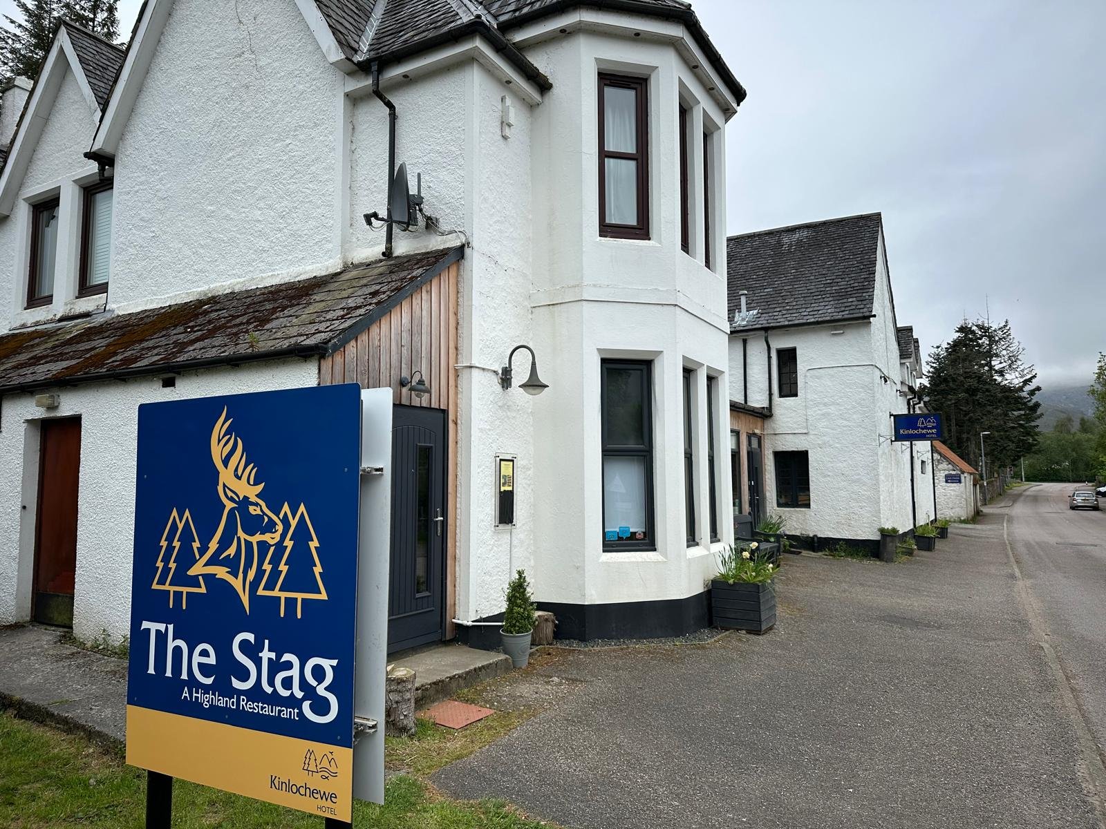 The Stag Restaurant in Kinlochewe on the Cape Wrath Trail