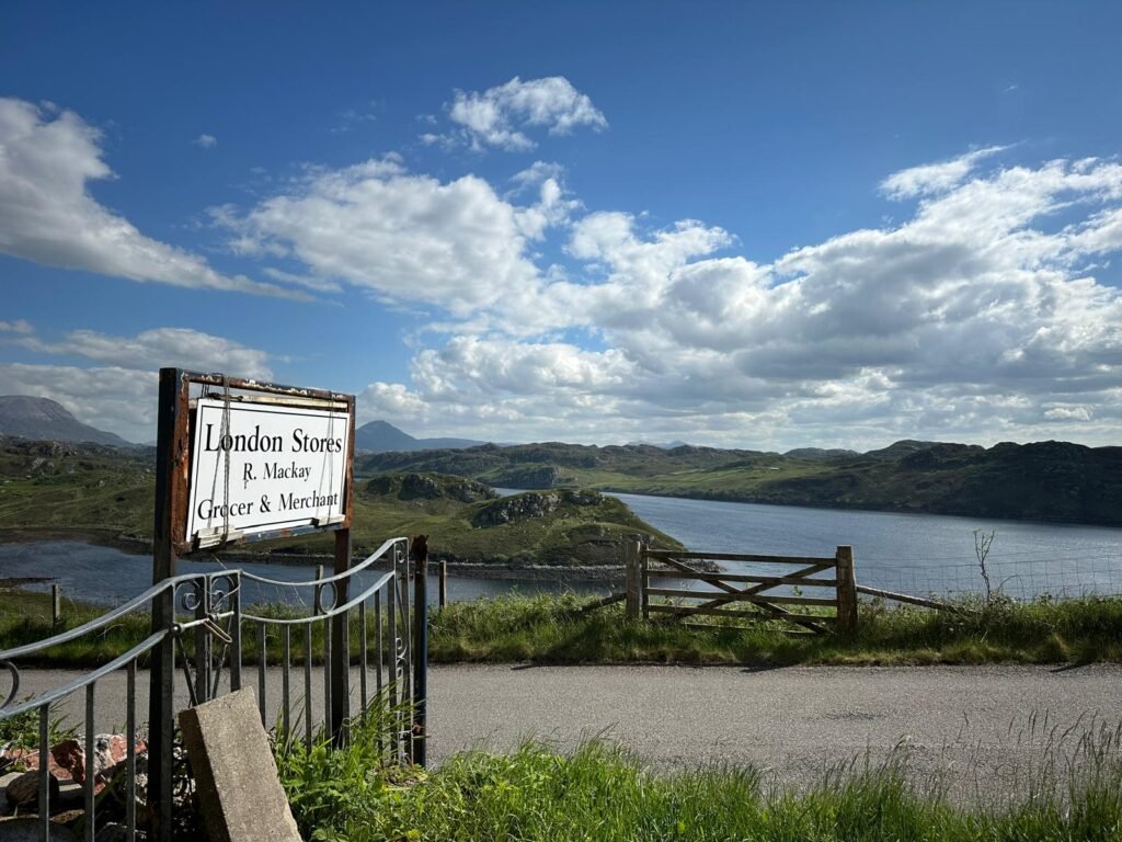 London Stores in Kinlochbervie on the Cape Wrath Trail