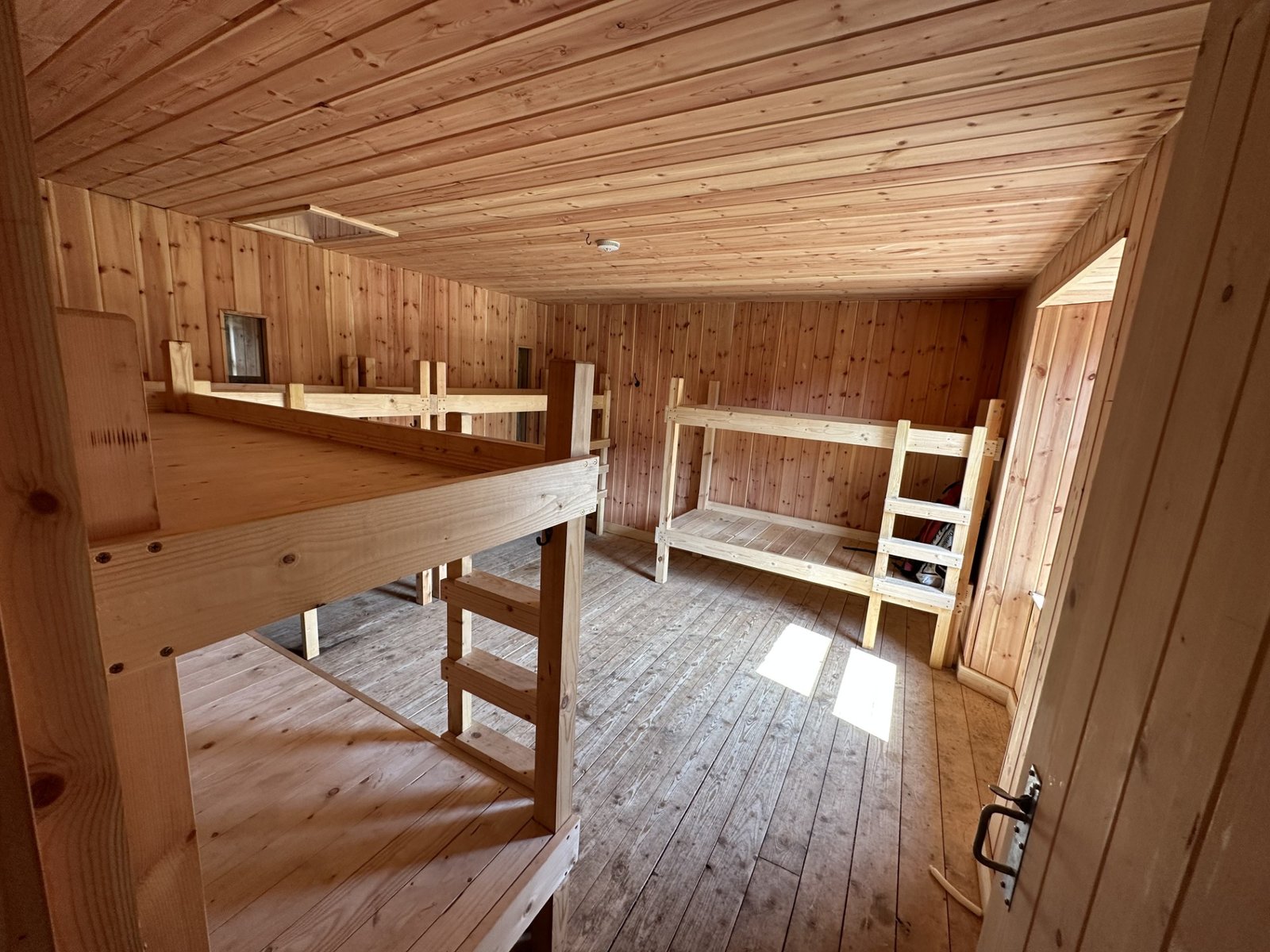 Inside of Red House bothy in the Cairngorms