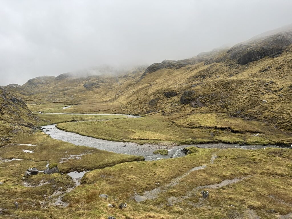 Finiskaig River on the Cape Wrath Trail